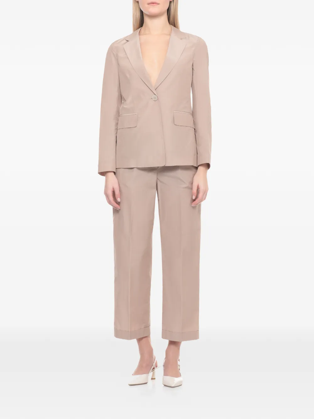  Peserico Single-breasted Blazer - Neutrals 