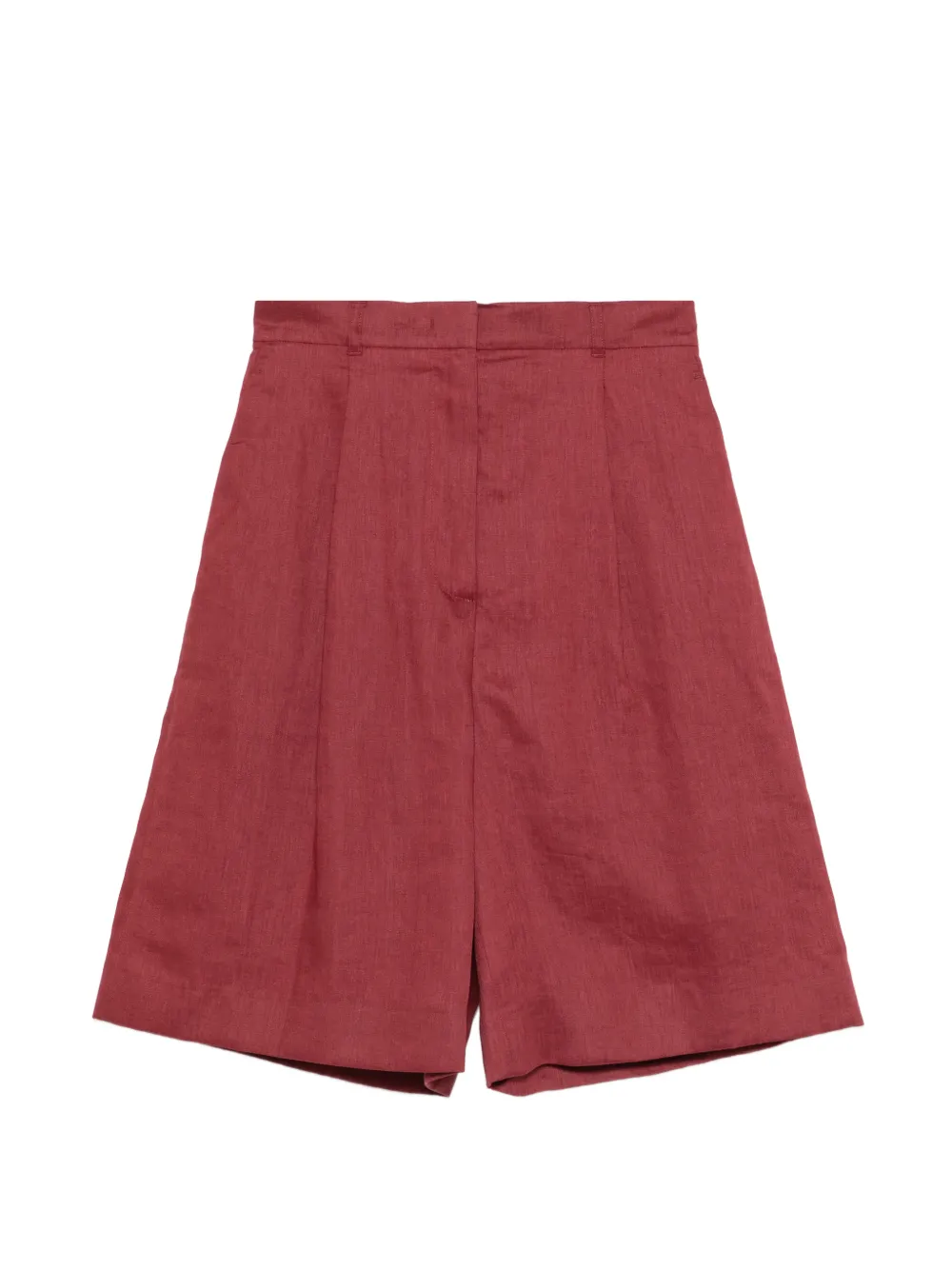 Max Mara Caravan tailored knee-length shorts - Rosso