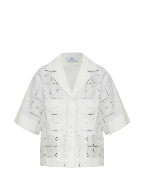 PS Paul Smith camisa con bordado floral