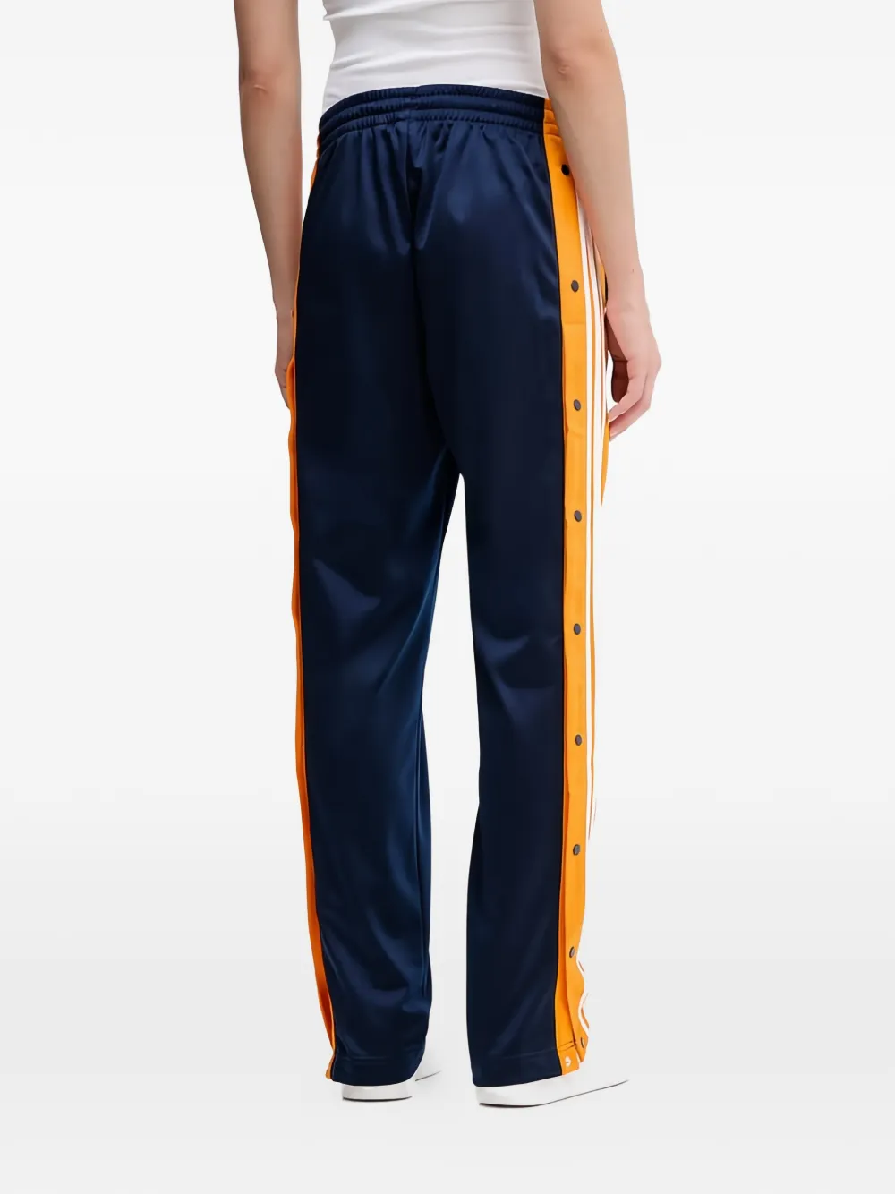 adidas Trainingsbroek met zijstreep en drukknopen Blauw