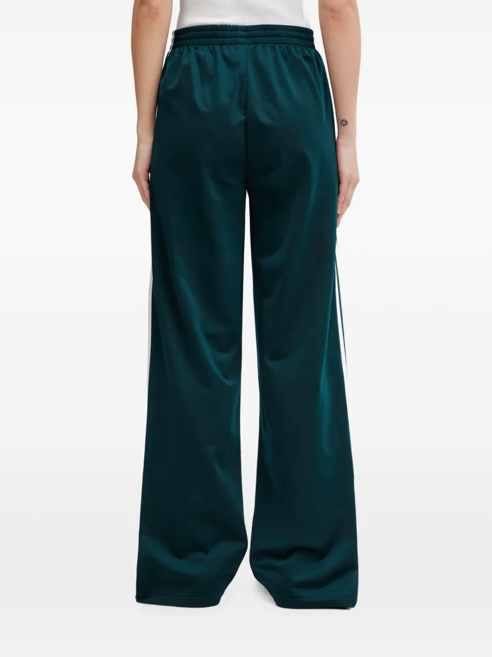 adidas Gestreepte broek met logo Groen