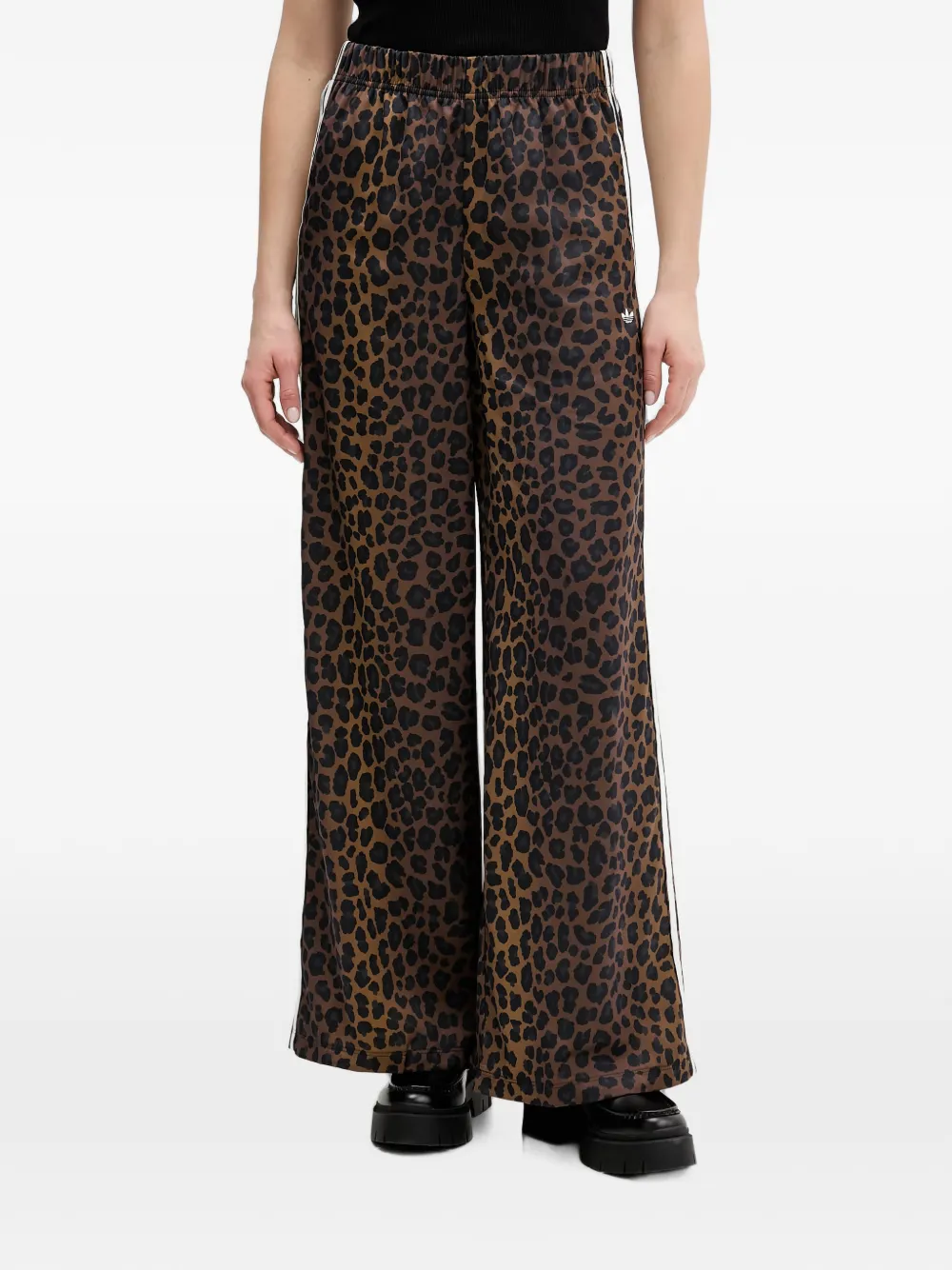 adidas leopard-print track trousers Bruin
