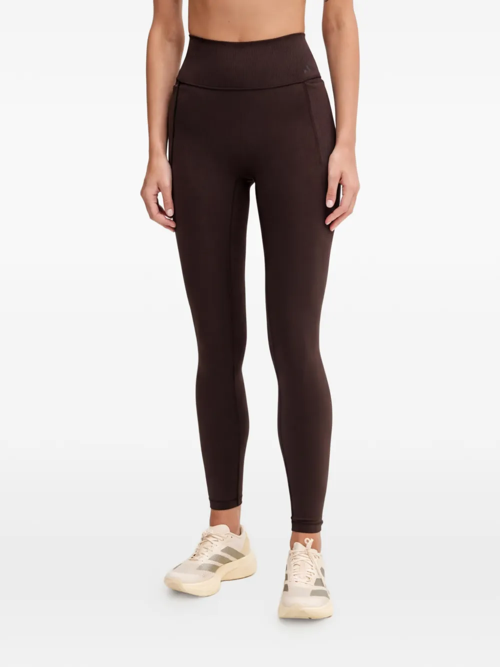 adidas Leggings con logo - Marrone