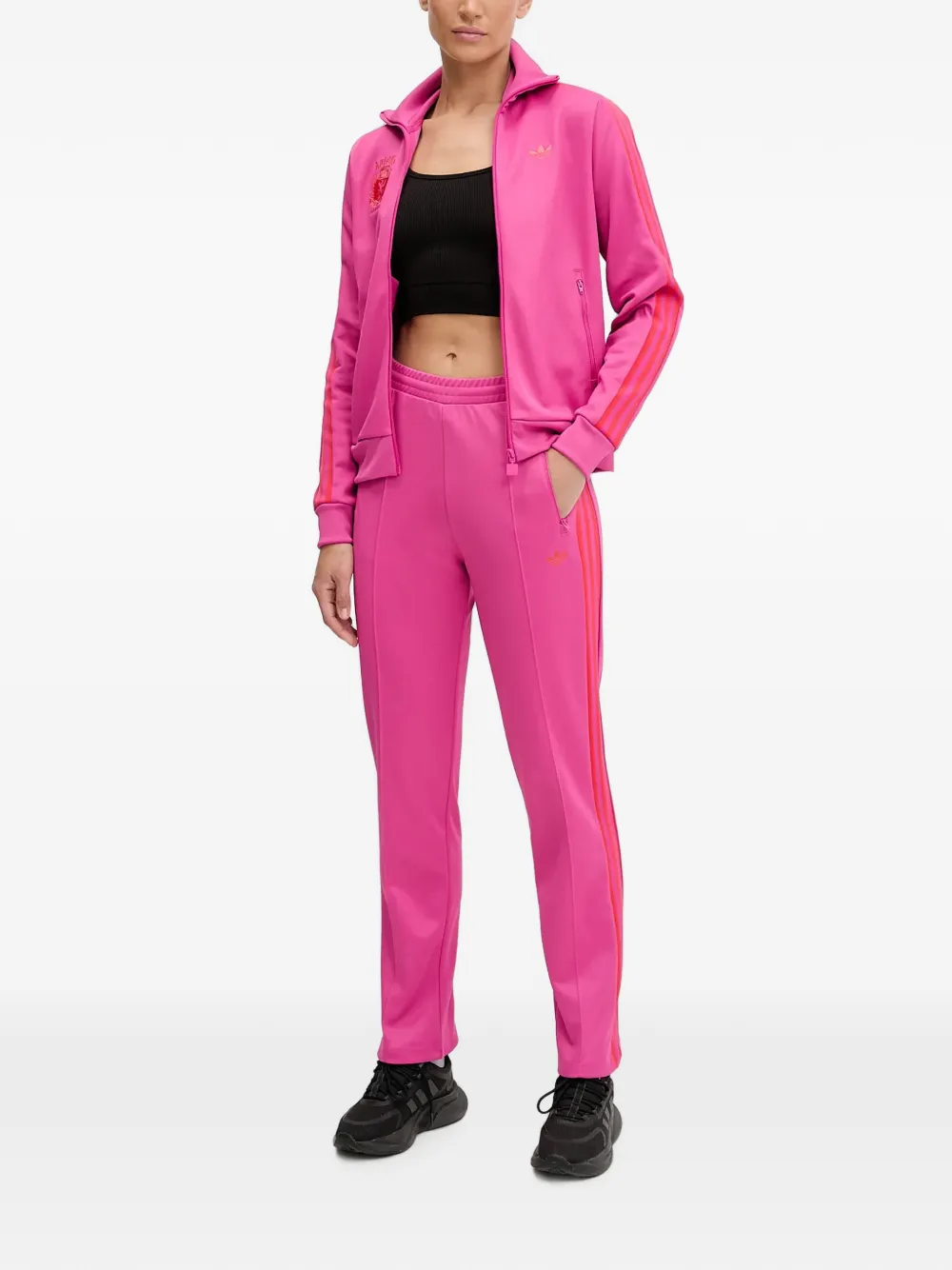 adidas Broek met logo Roze