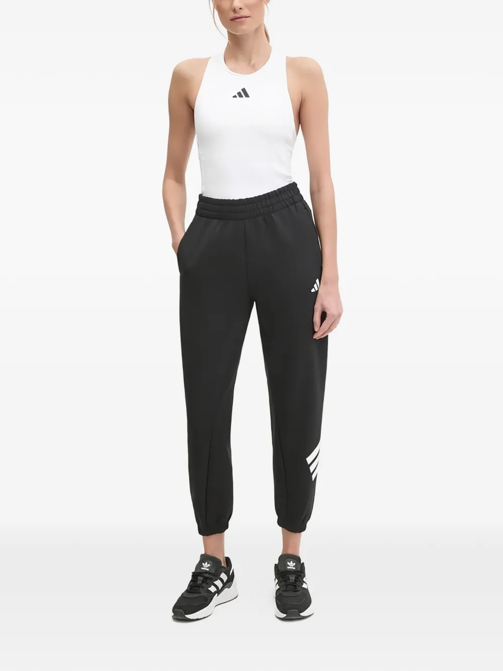 adidas Trainingsbroek met logodetail Zwart