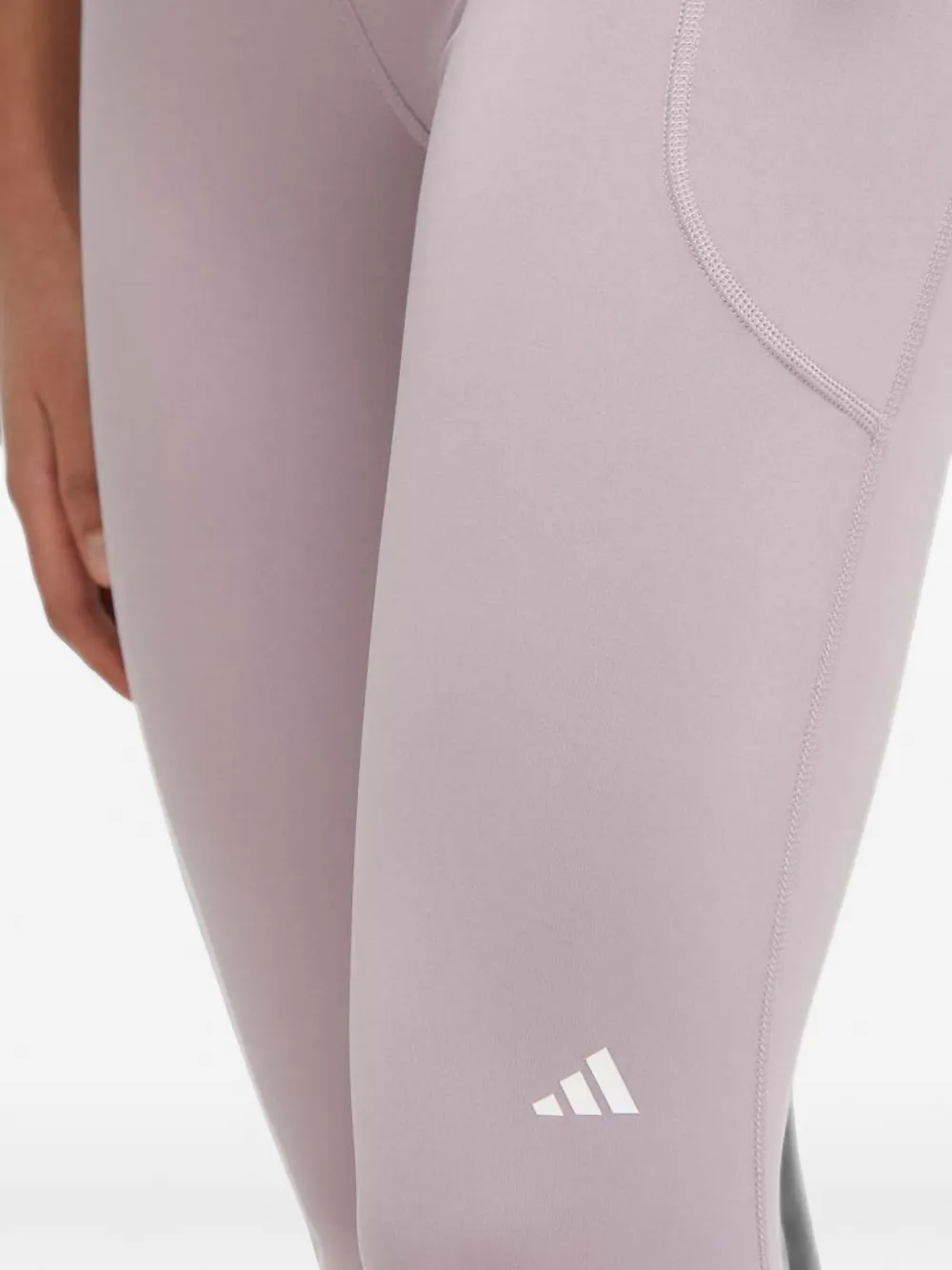 adidas Legging met logoprint Paars