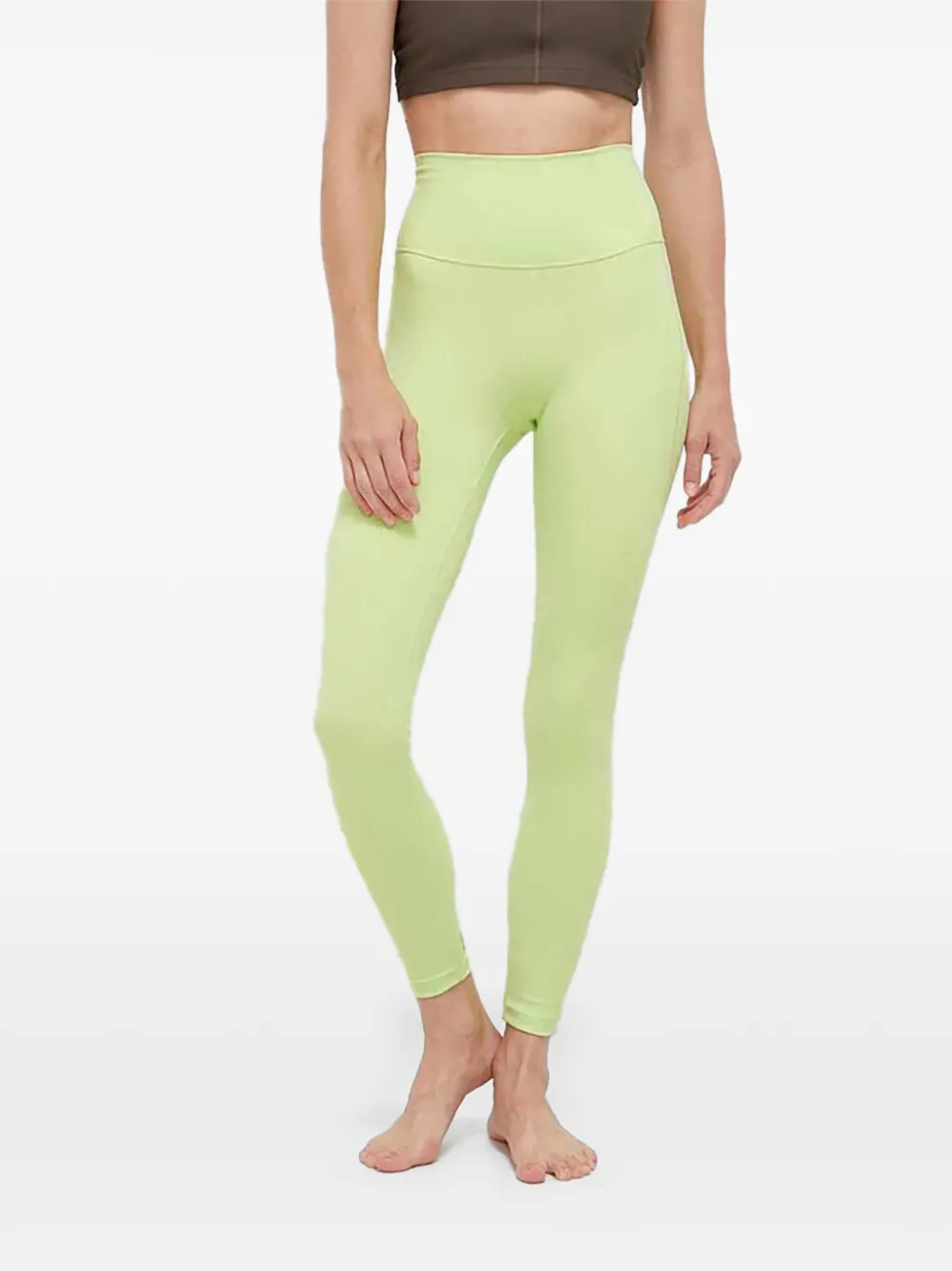 adidas logo-detail leggings - Verde