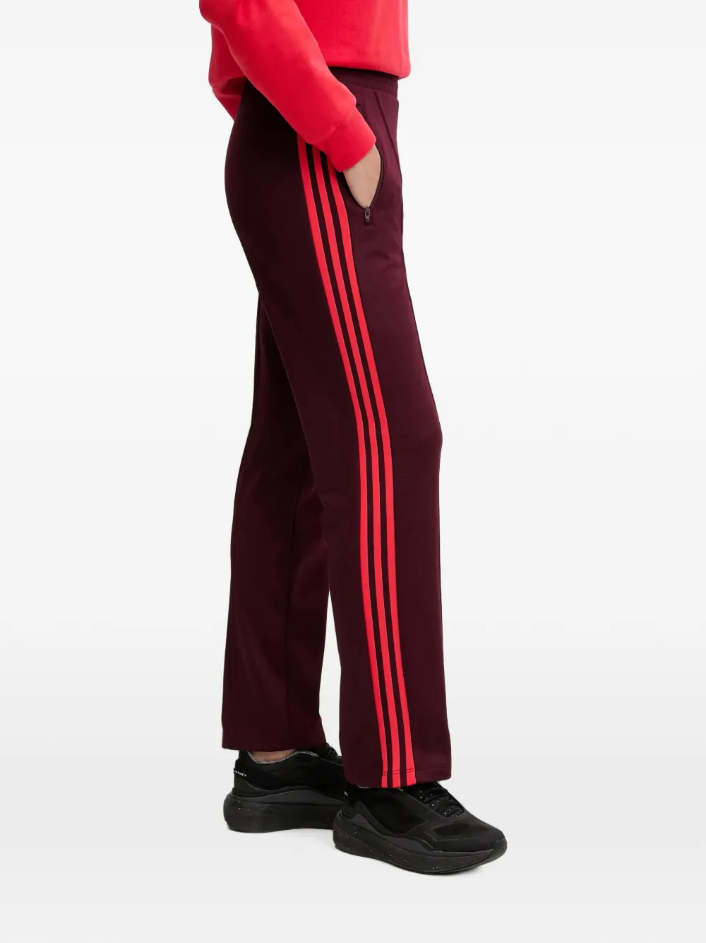 adidas stripe track pants Rood