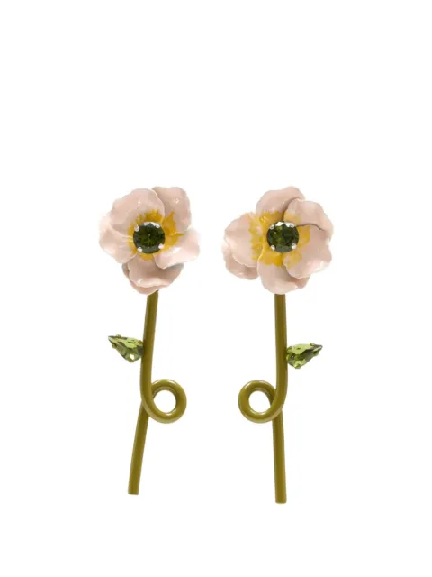 Simone Rocha Blooming Poppy earrings