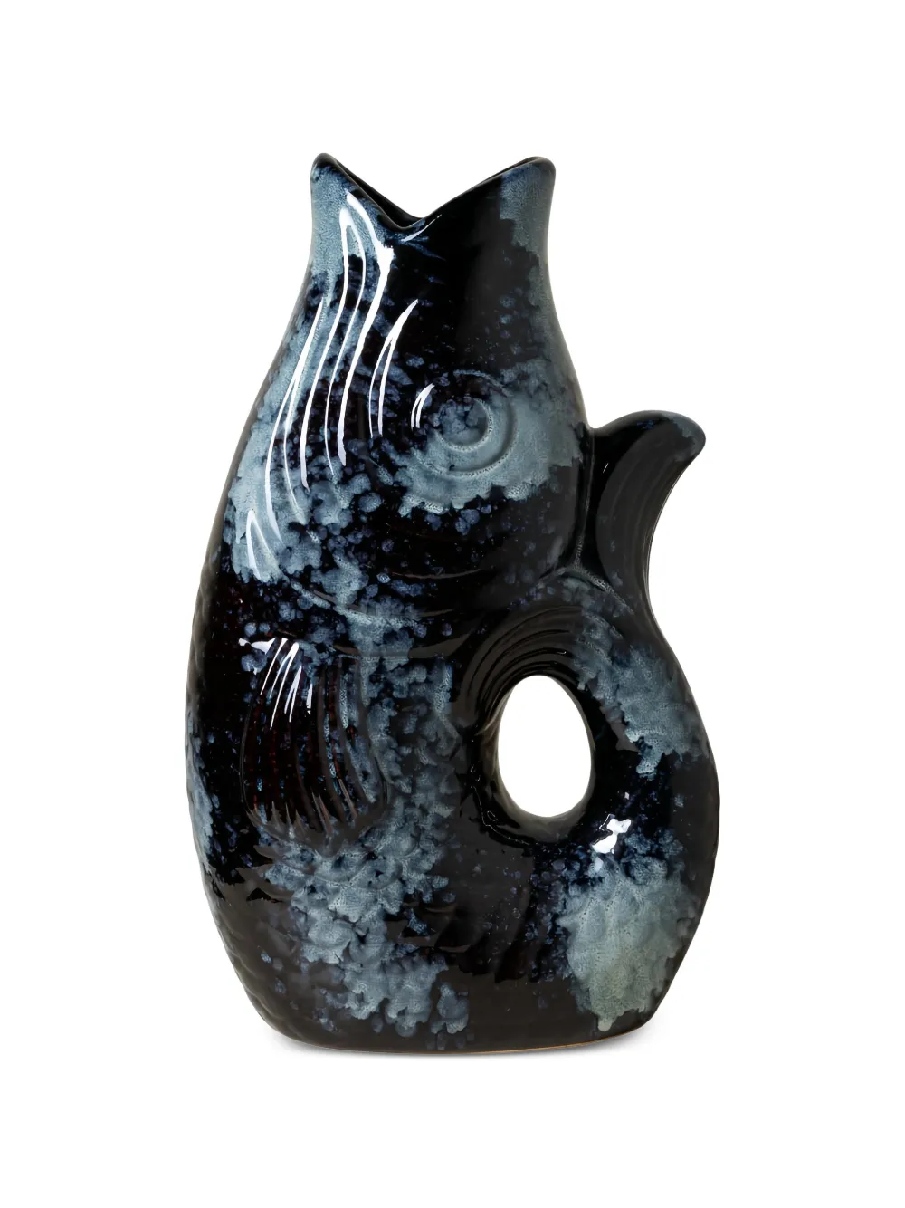 CU I SEEYOU fish-design vase - Blu
