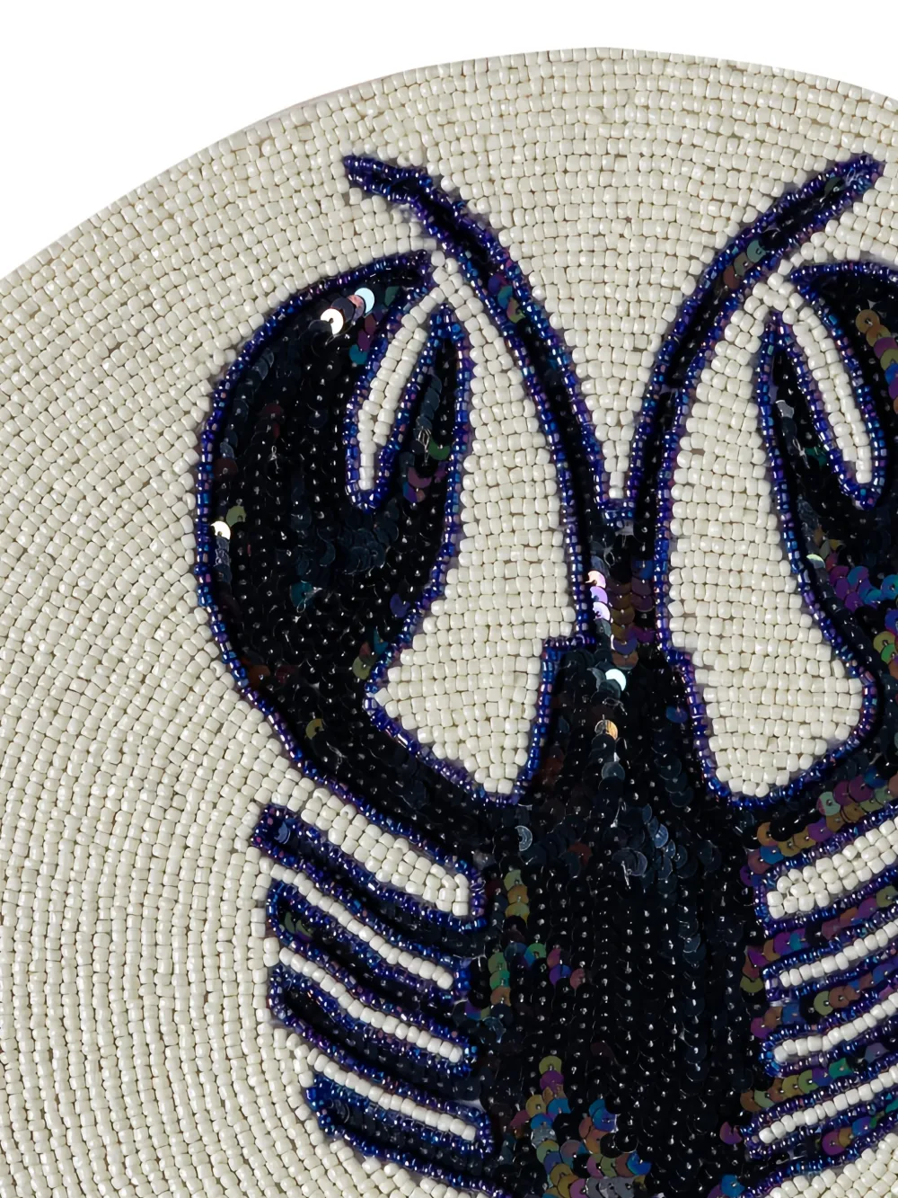  Cu I Seeyou Lobster-design Plate Mat (set Of Two) - Neutrals 