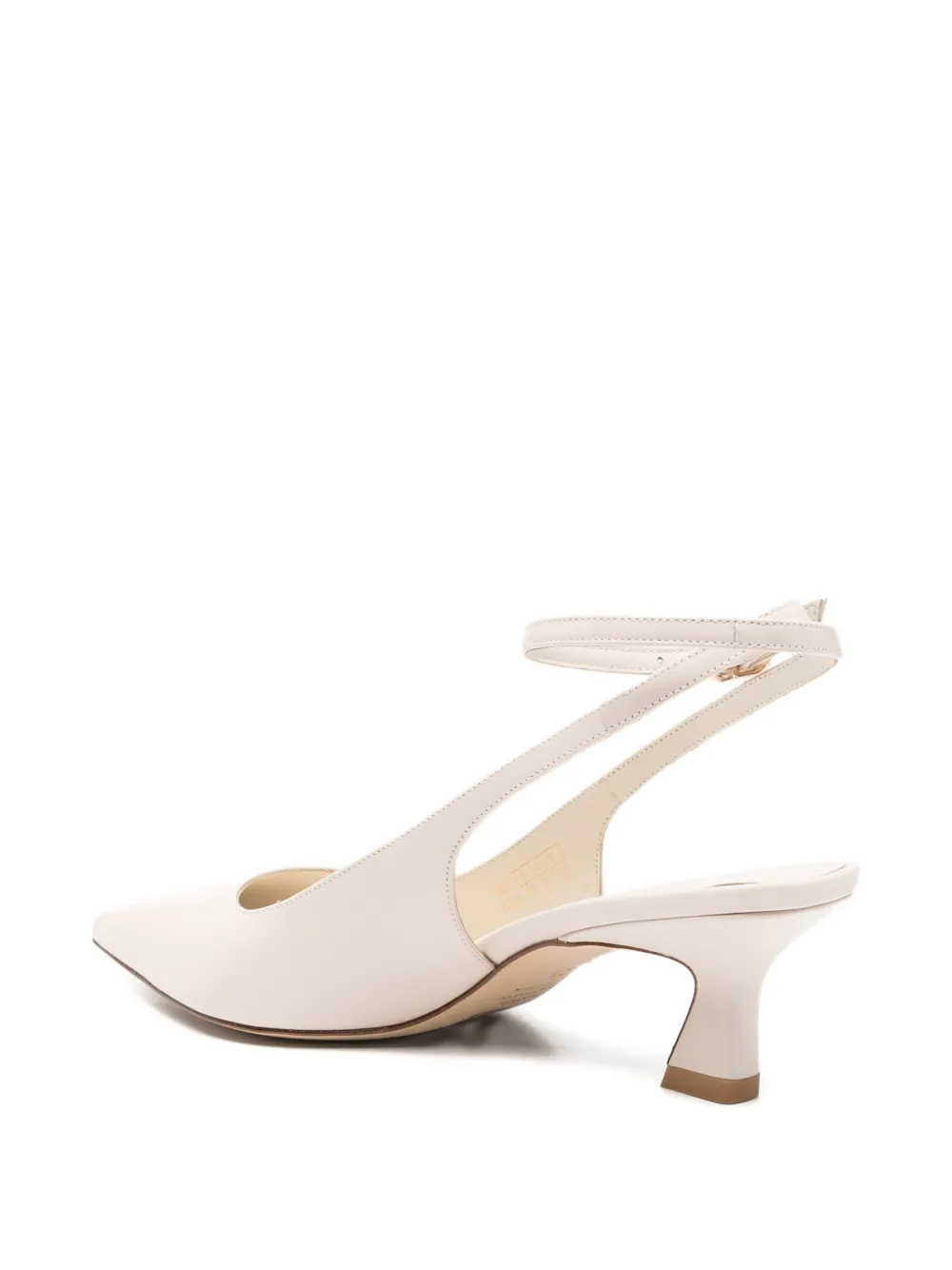 Stuart Weitzman Vinnie pumps met enkelbandje Beige