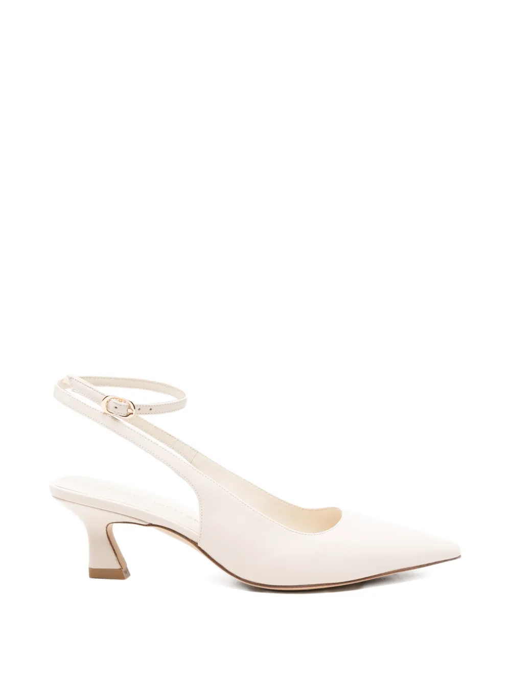 Stuart Weitzman Vinnie pumps met enkelbandje Beige