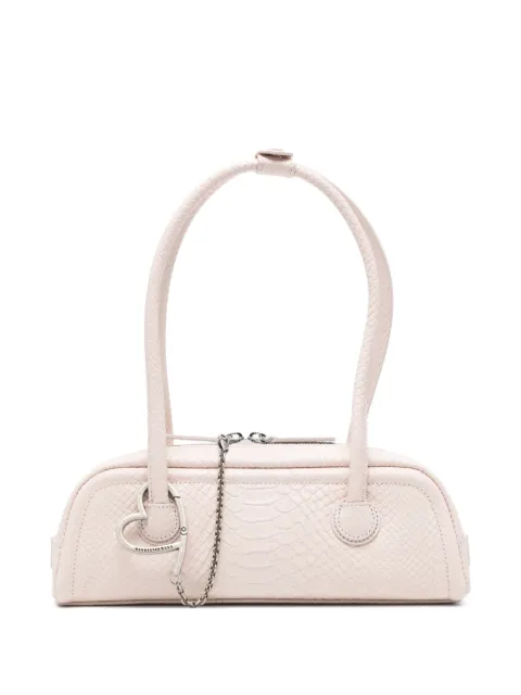 Marge Sherwood Borsa a spalla con effetto pelle di serpente
