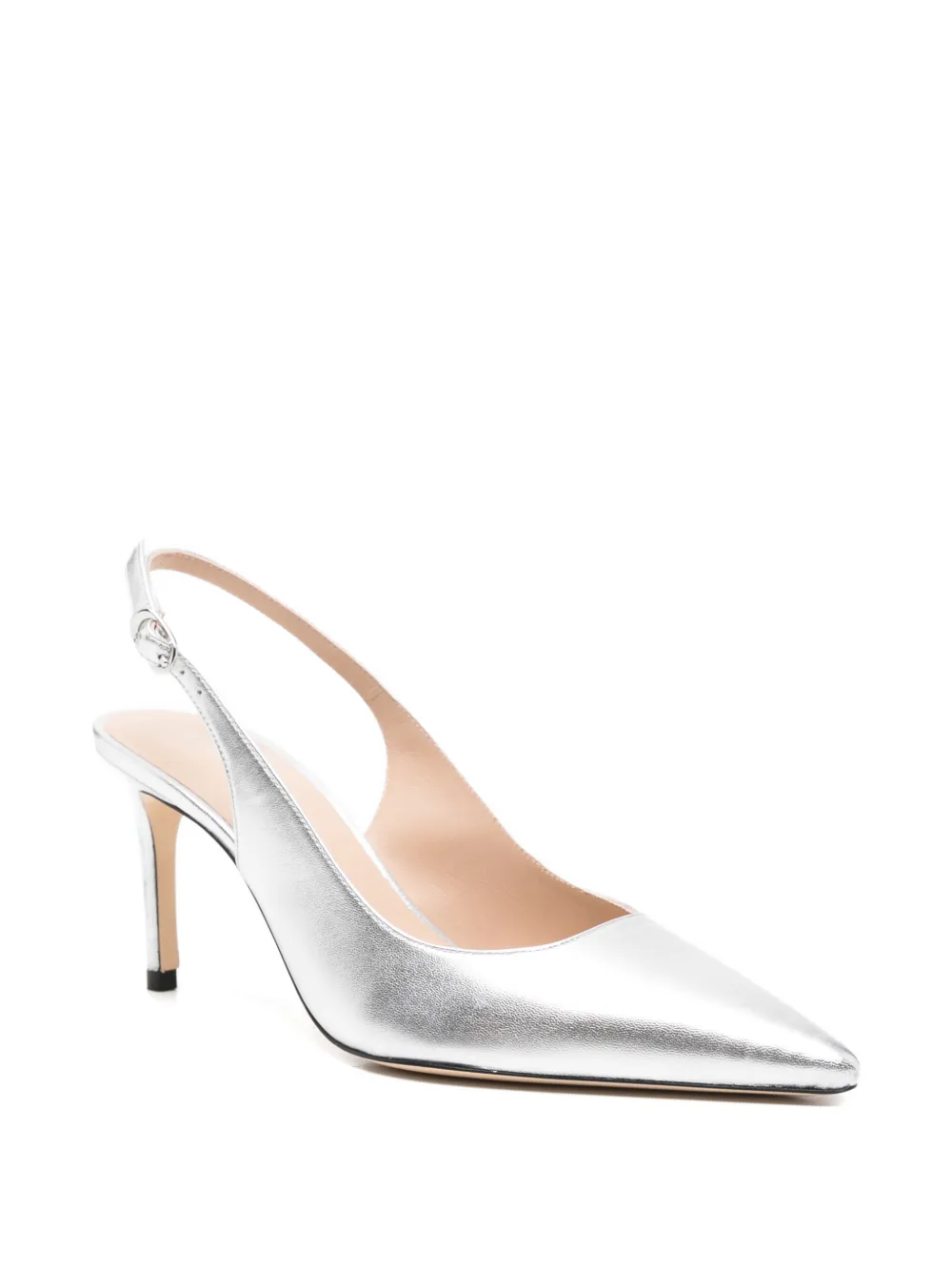 Stuart Weitzman Stuart Power slingback pumps Zilver