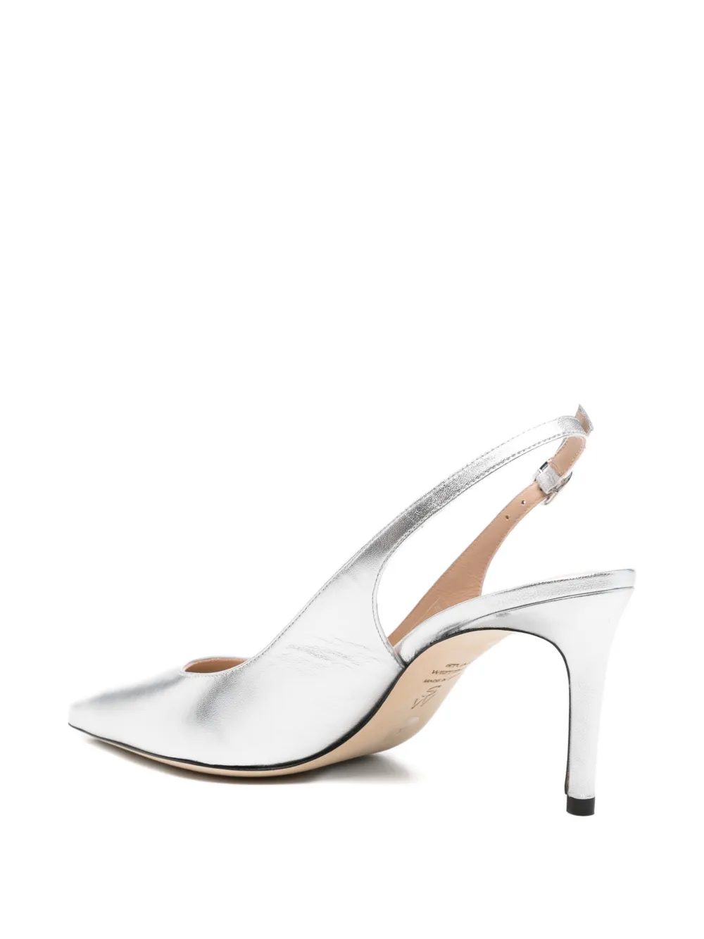 Stuart Weitzman Stuart Power slingback pumps Zilver