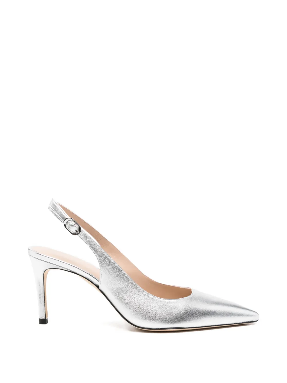 Stuart Weitzman Stuart Power slingback pumps Zilver
