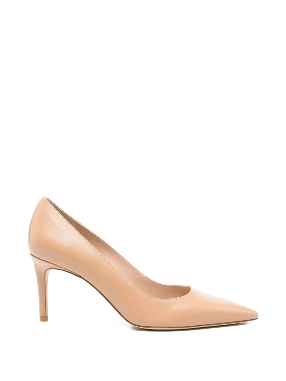 Stuart Weitzman Stuart Power pumps met puntige neus Beige