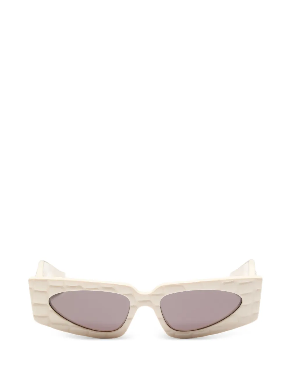 VALENTINO GARAVANI EYEWEAR rectangular acetate sunglasses - Toni neutri