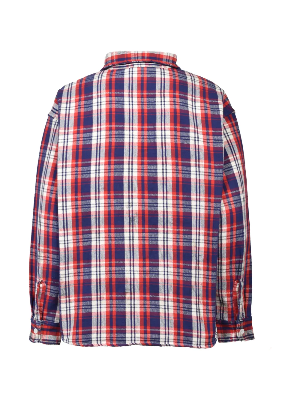  Saint Mxxxxxx Check-pattern Shirt - Red 