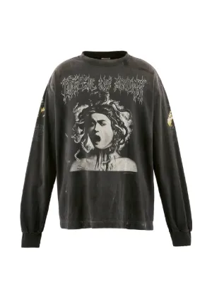 SAINT MXXXXXX x KOSUKE KAWAMURA Nothing Important T-shirt | Black