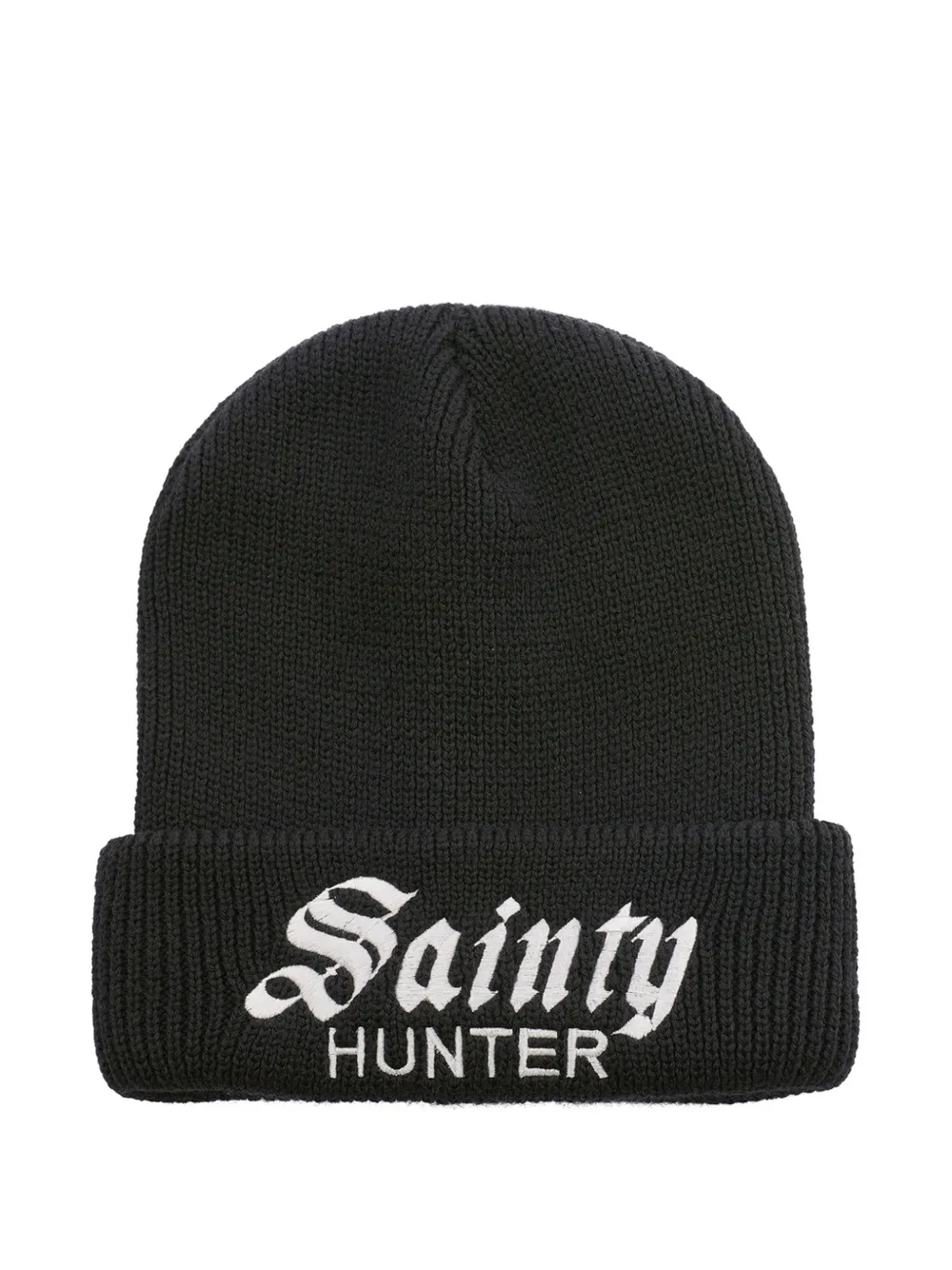SAINT MXXXXXX embroidered beanie - Nero