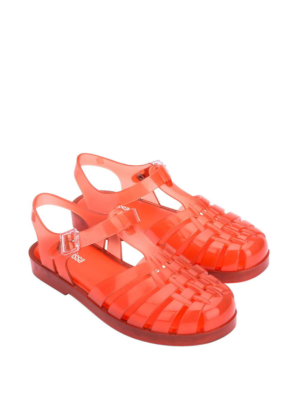 Melissa Possession geweven sandalen met gesp Wit