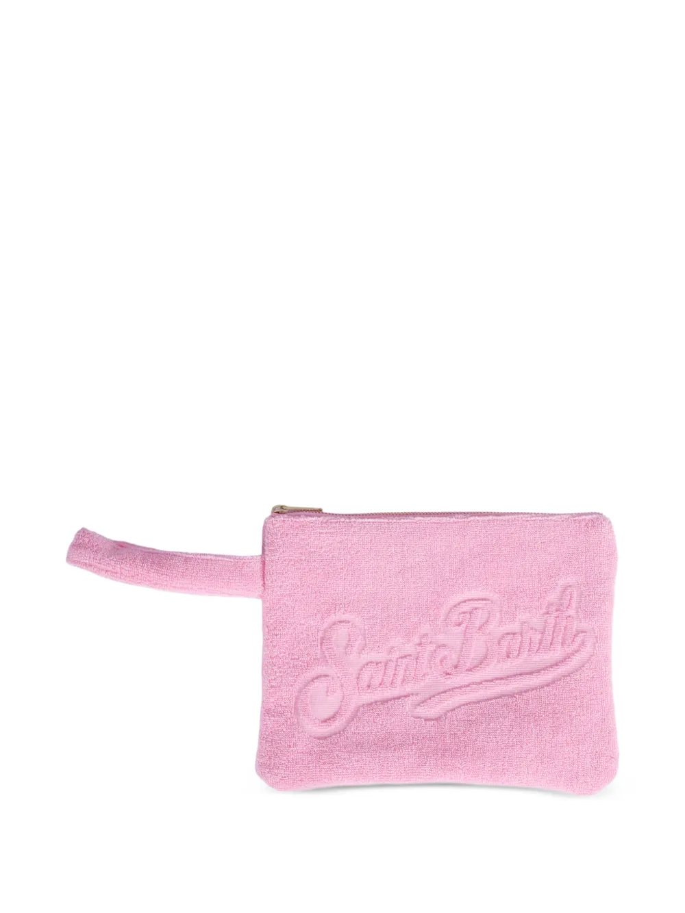 MC2 Saint Barth Kids pochette en tissu éponge à design embossé - Rose