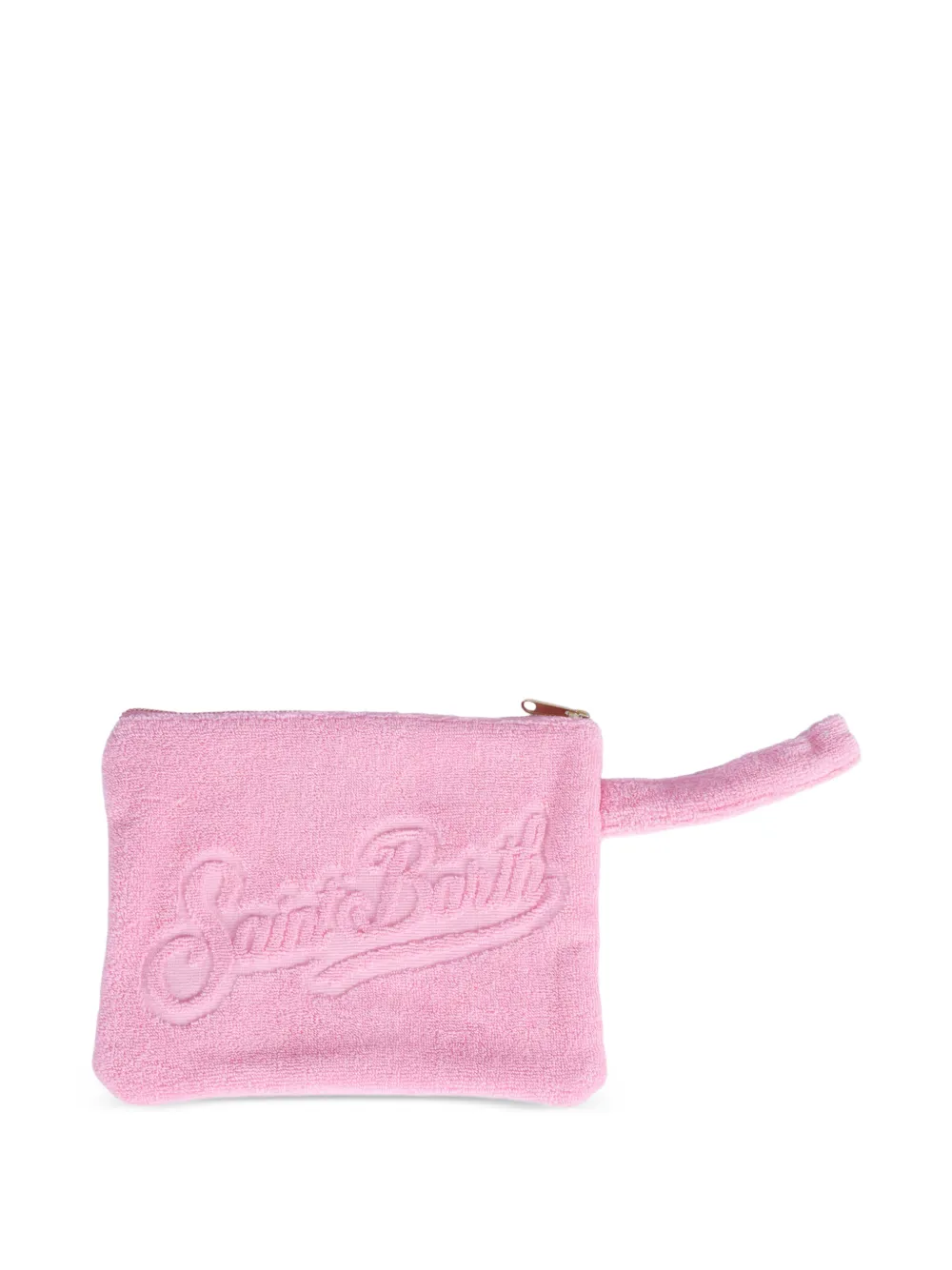 MC2 Saint Barth Kids Badstof pochette met reliëf Roze