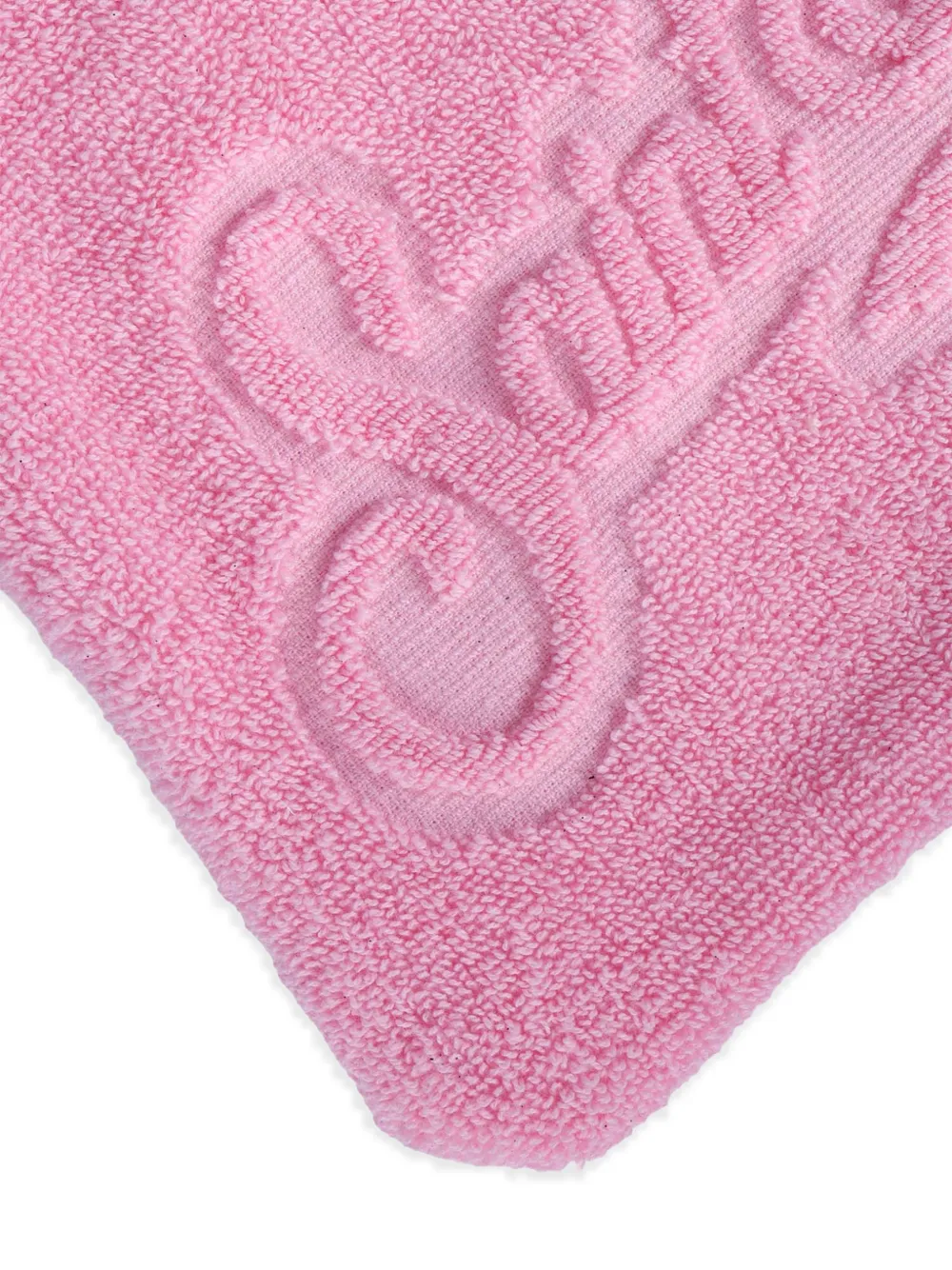 MC2 Saint Barth Kids Badstof pochette met reliëf Roze