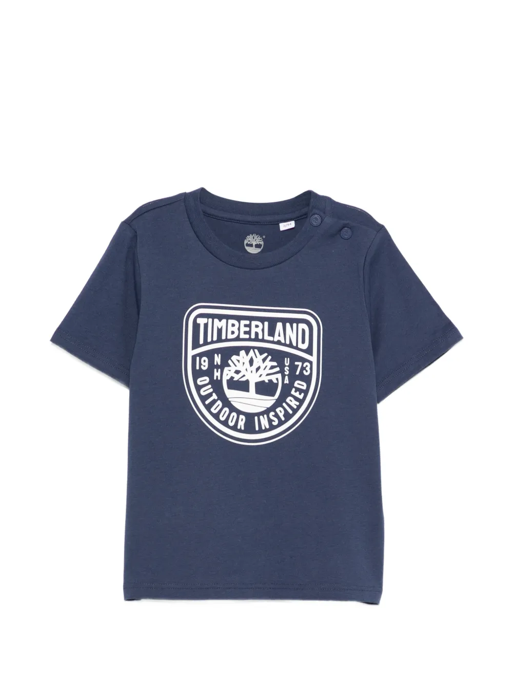 Timberland Kids logo T-shirt - Blu