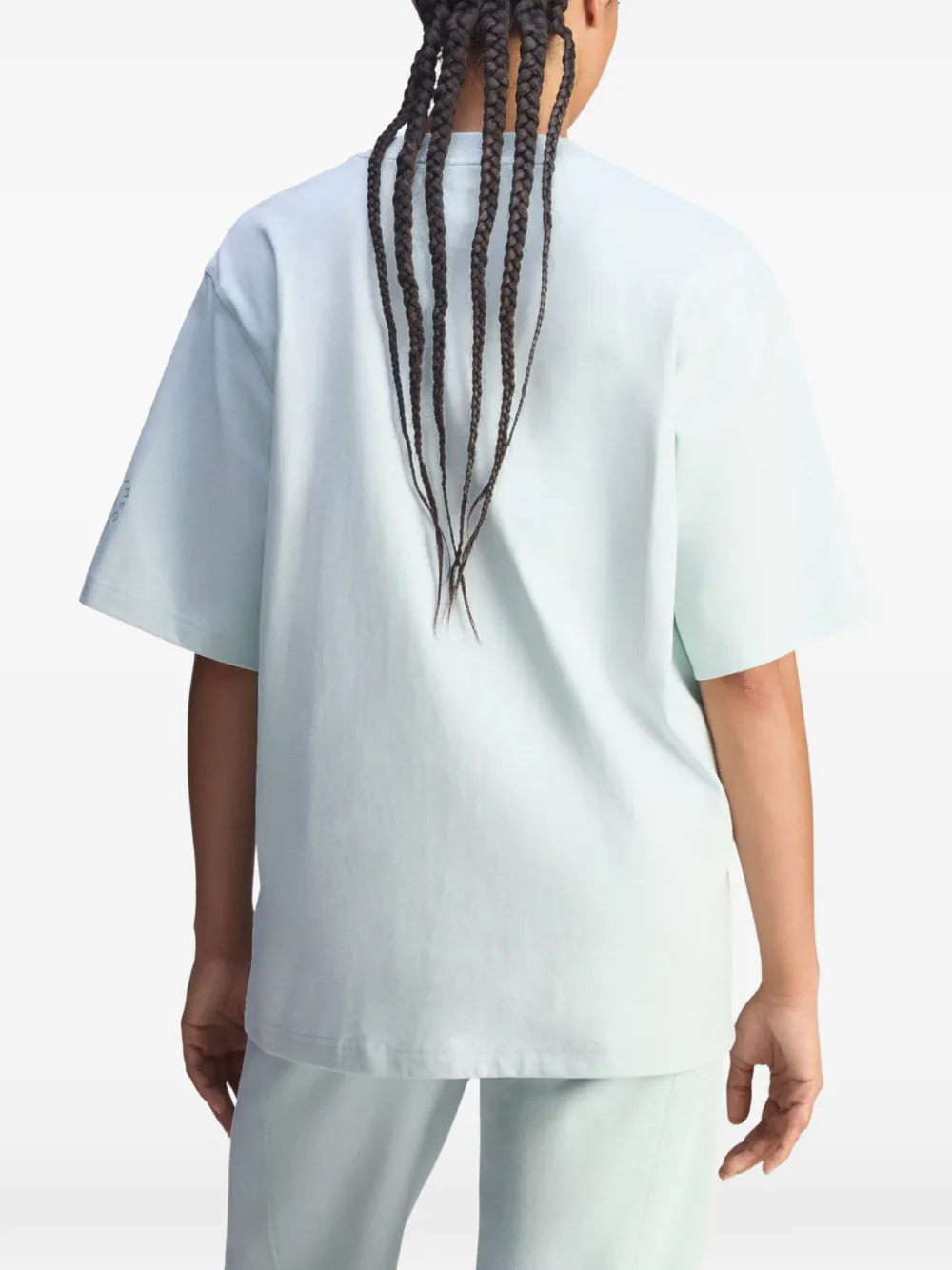 adidas by Stella McCartney T-shirt met ronde hals Groen