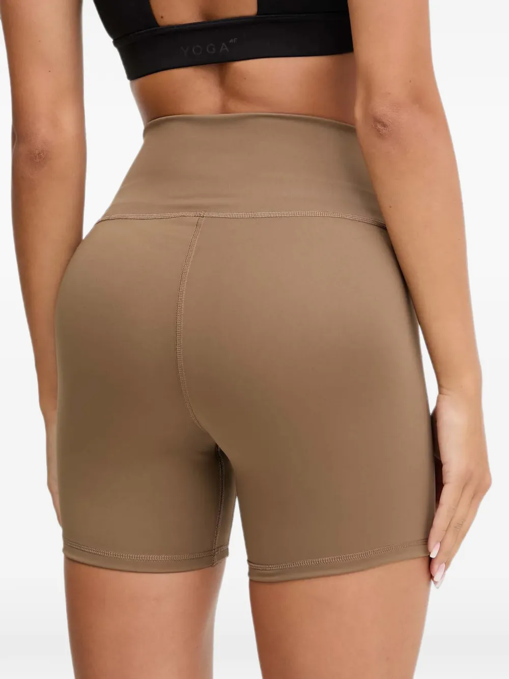 adidas by Stella McCartney High-waist shorts met logo Beige