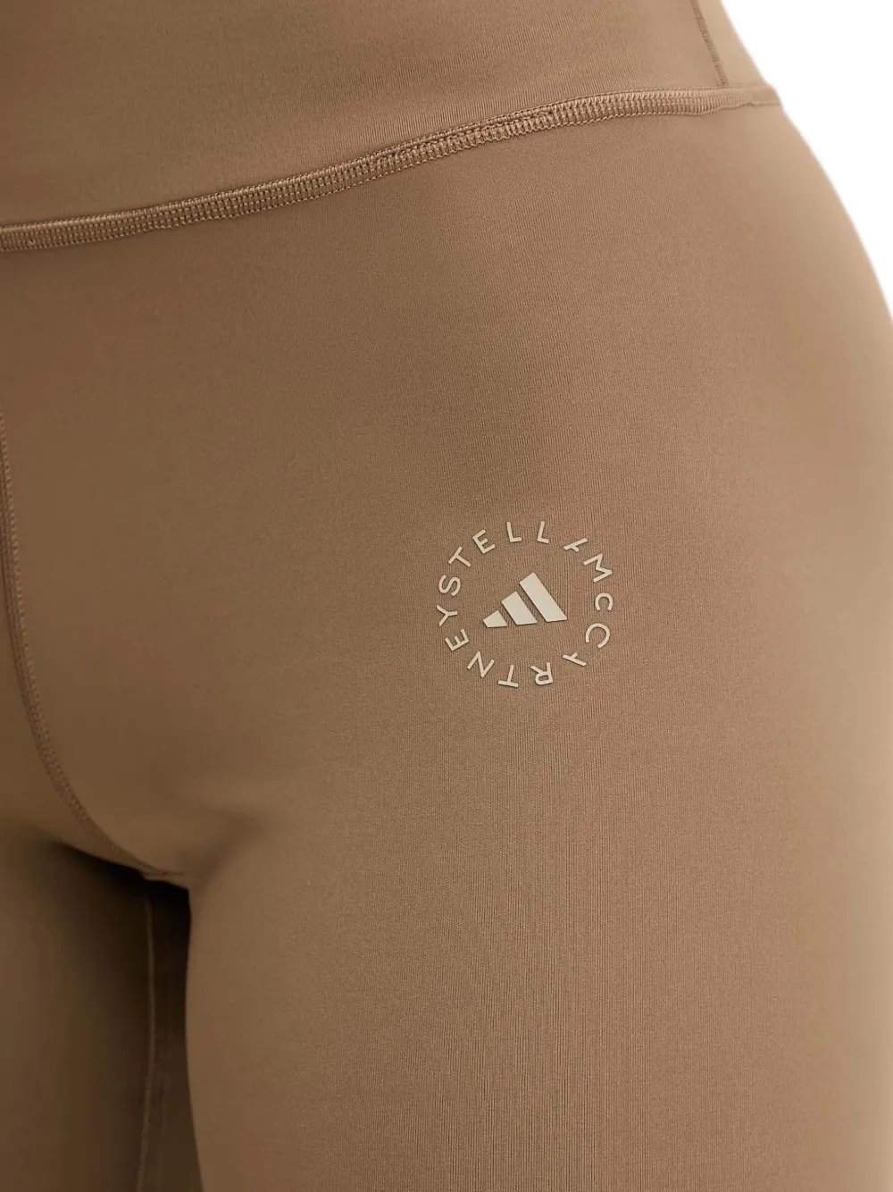 adidas by Stella McCartney High-waist shorts met logo Beige