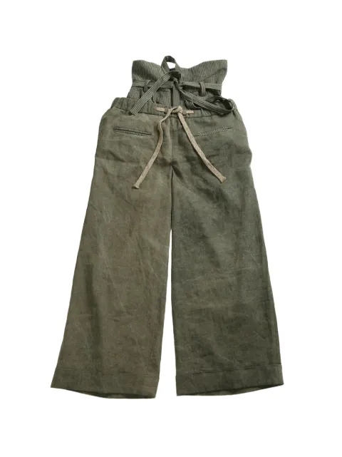 Ziggy Chen patch-pocket palazzo pants