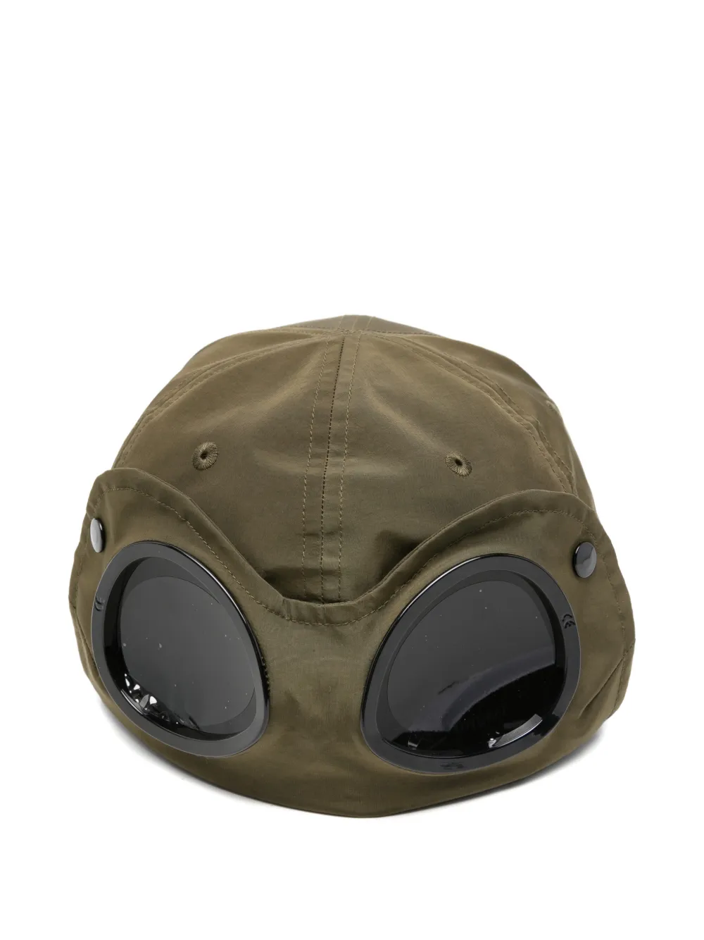 C.P. Company Chrome-R pet met goggle-detail Groen