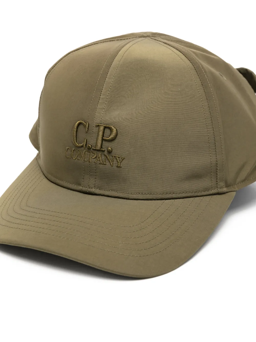 C.P. Company Chrome-R pet met goggle-detail Groen