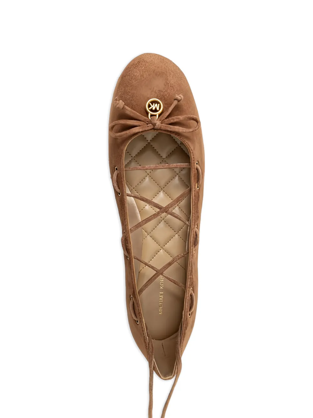Michael Kors Ballerina's met enkelbandje Bruin