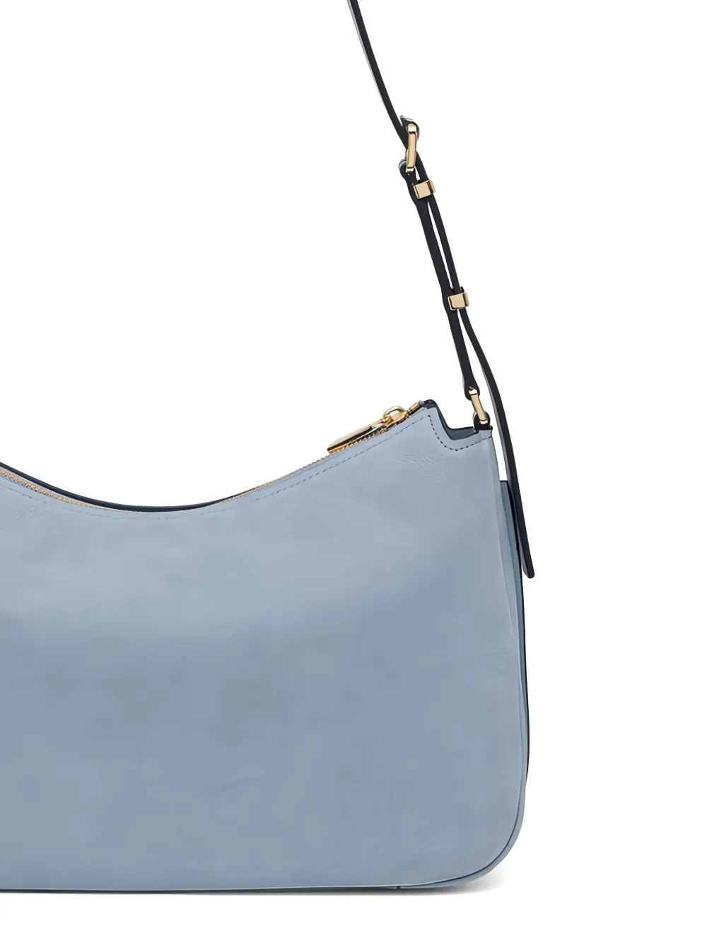 Michael Kors Nolita medium schoudertas met logo-bedel Blauw
