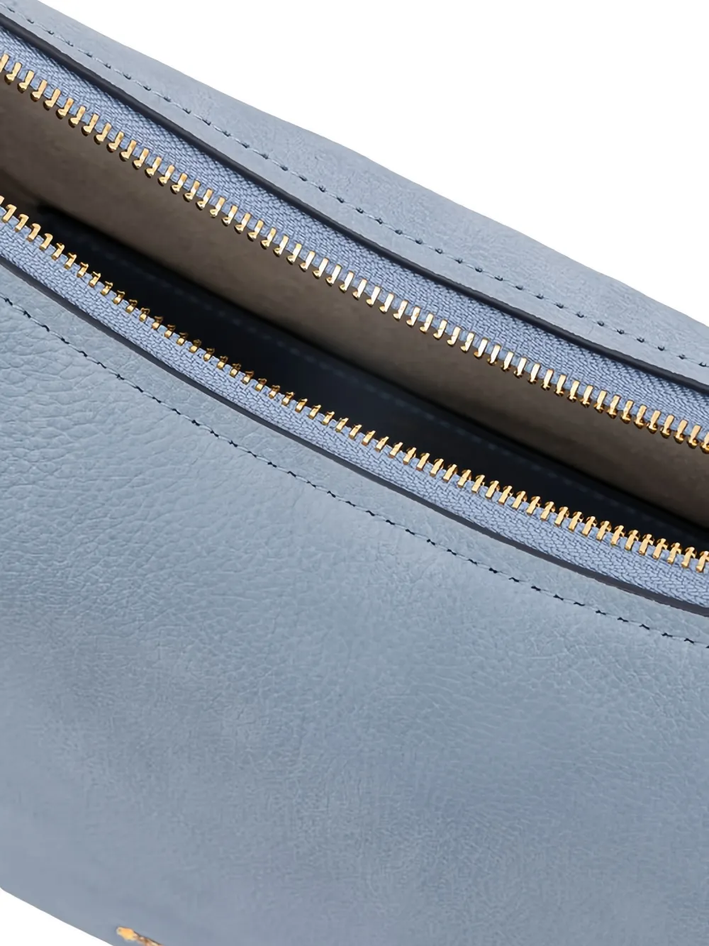 Michael Kors Nolita medium schoudertas met logo-bedel Blauw