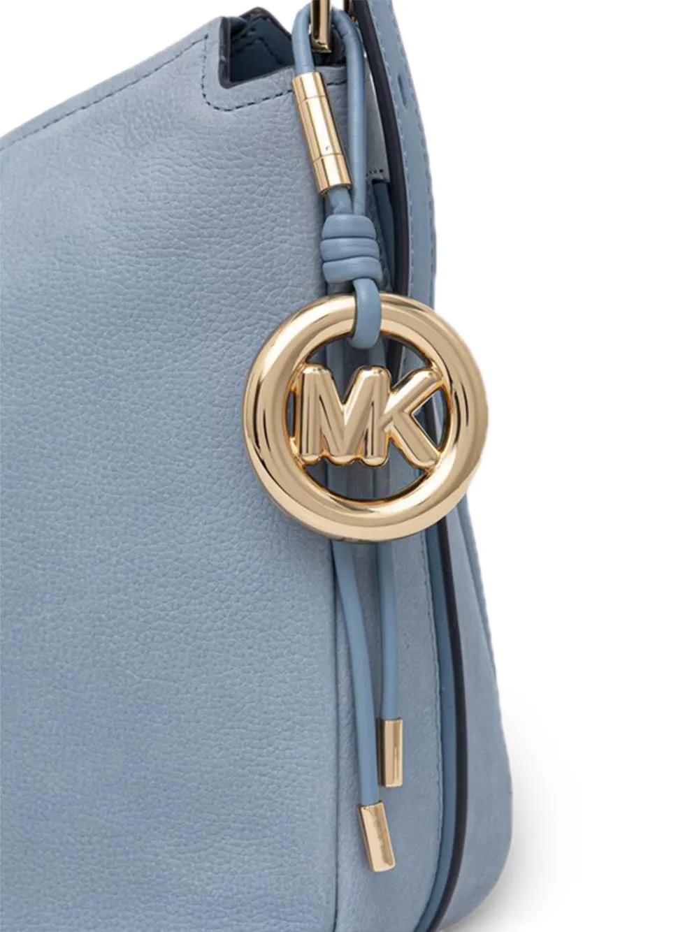 Michael Kors Nolita medium schoudertas met logo-bedel Blauw
