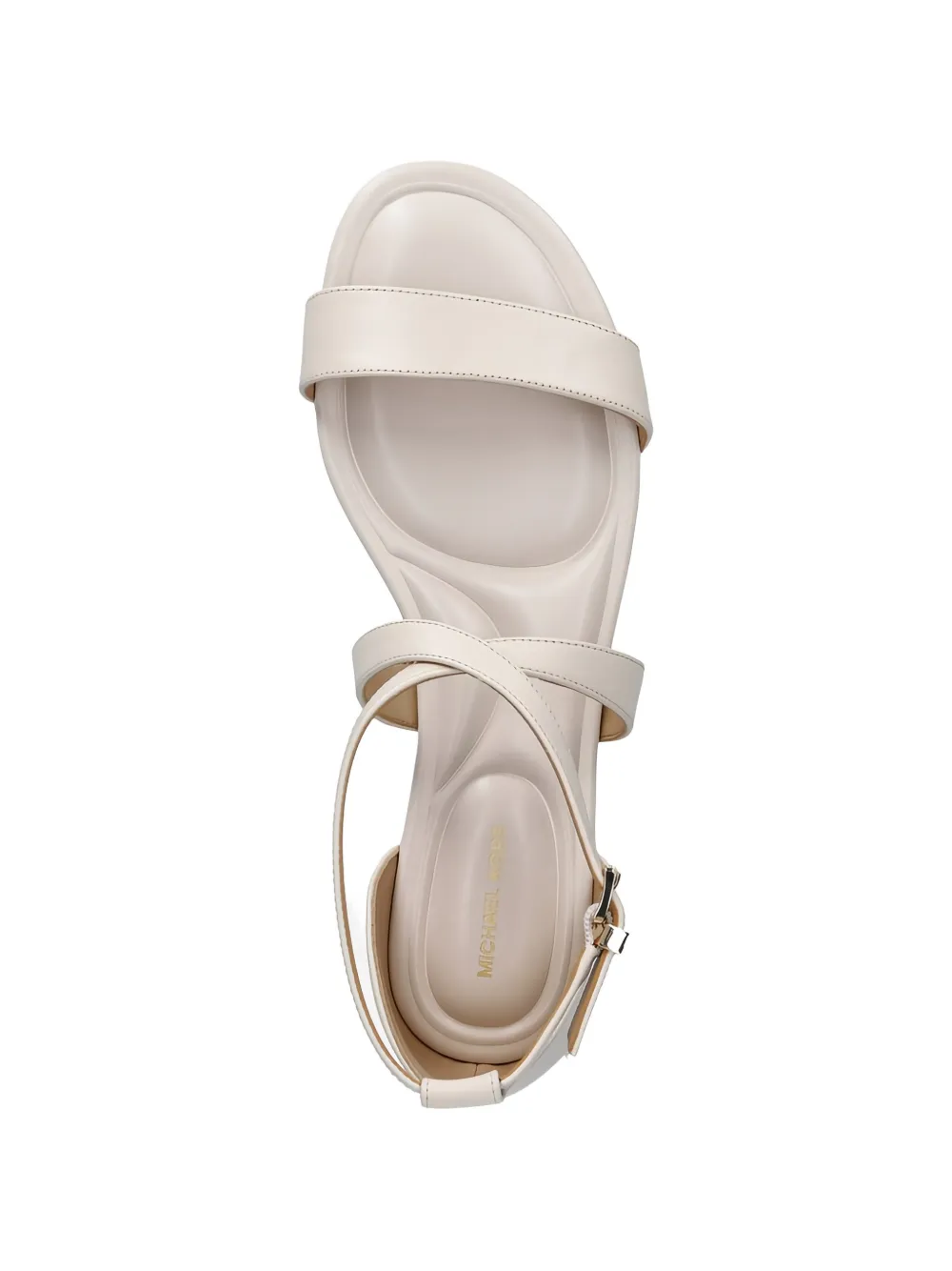 Michael Kors Alexa Flex sandalen met gekruiste bandjes Beige
