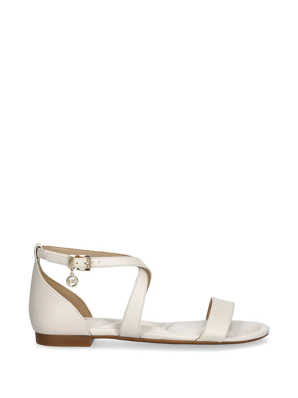 Michael Kors Alexa Flex sandalen met gekruiste bandjes Beige