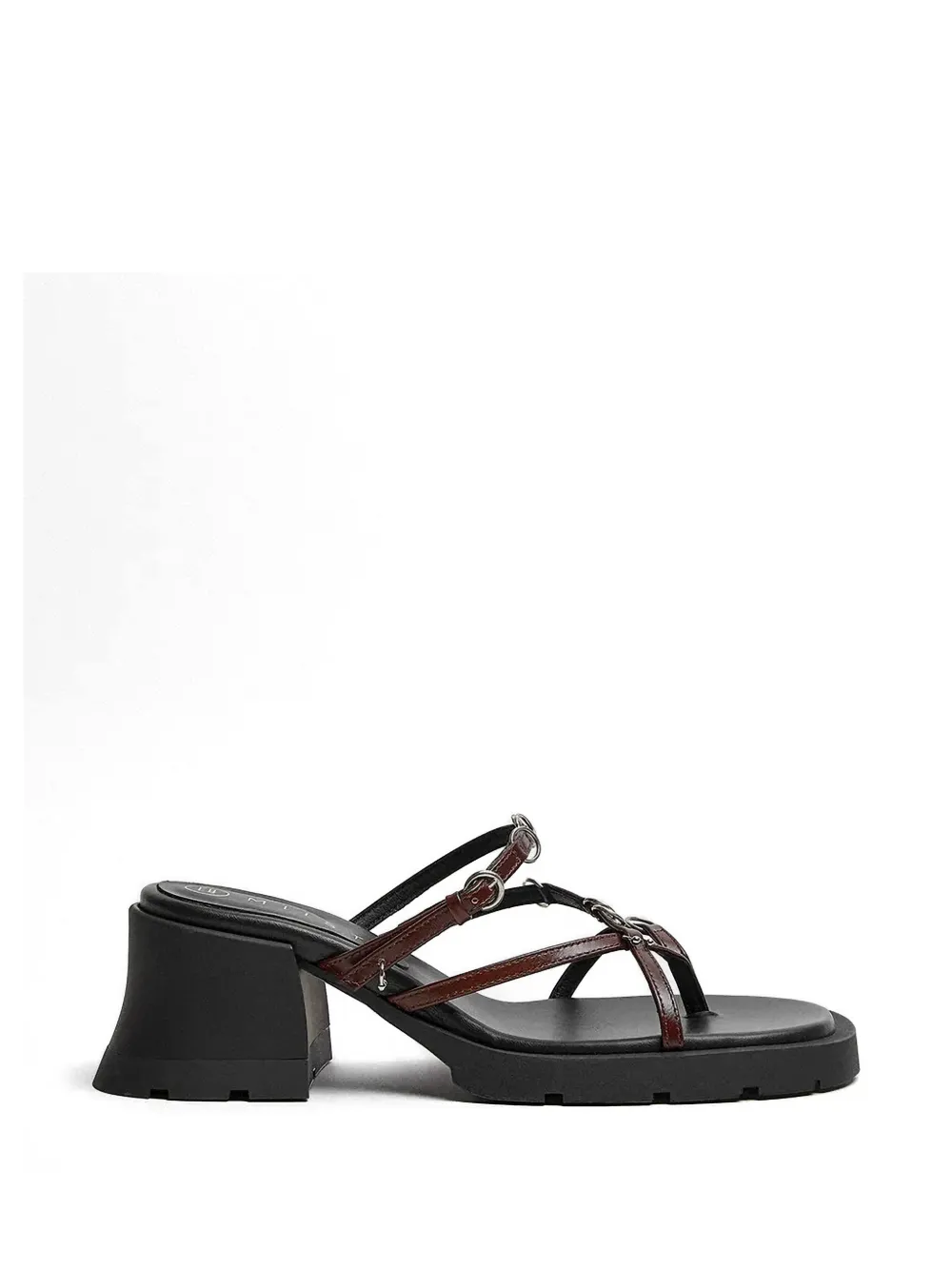 Miista ring-embellished multi-strap sandals Bruin