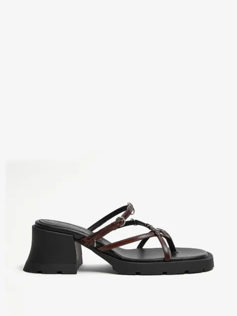 Miista sandalias con tiras y detalle de aro