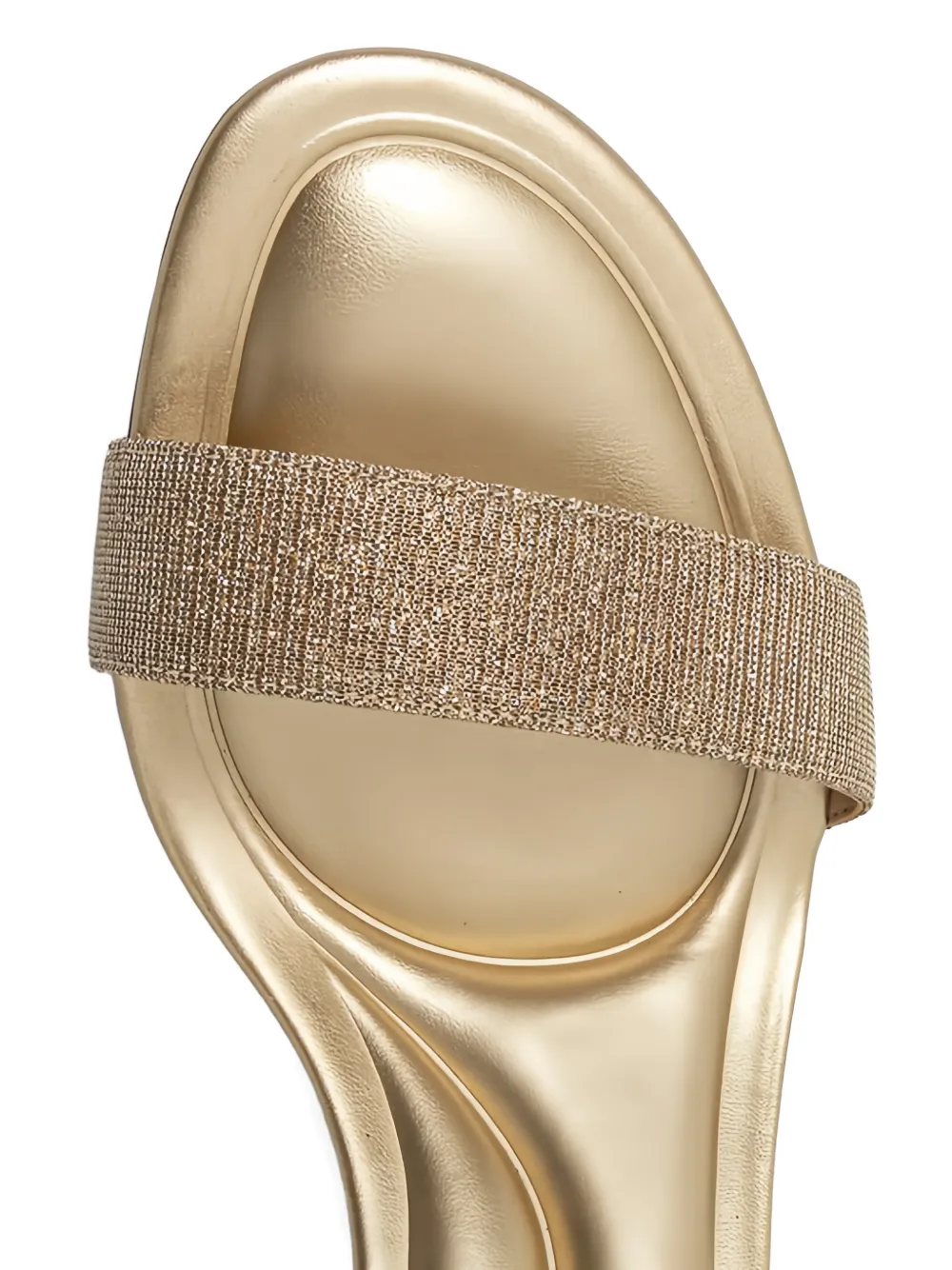 Michael Kors Sandalen met gekruiste bandjes Goud