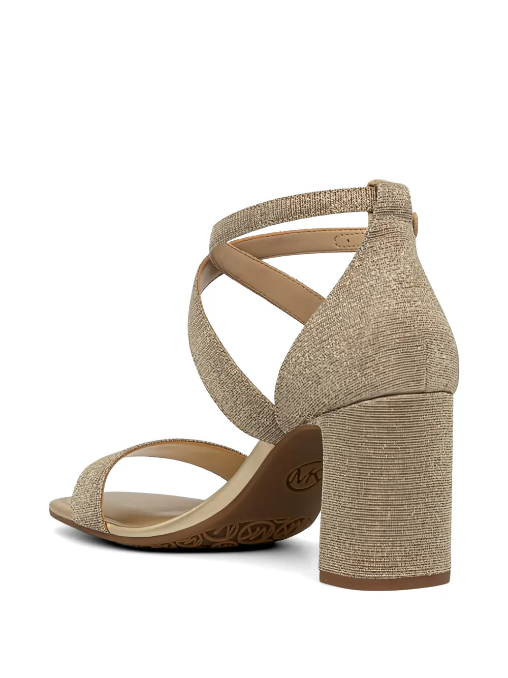 Michael Kors Sandalen met gekruiste bandjes Goud