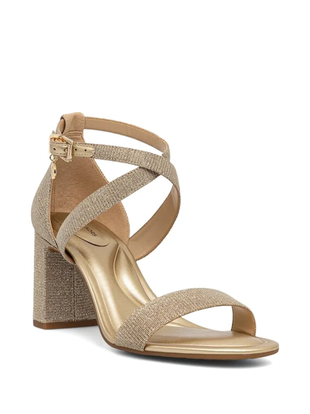 Michael Kors Sandalen met gekruiste bandjes Goud