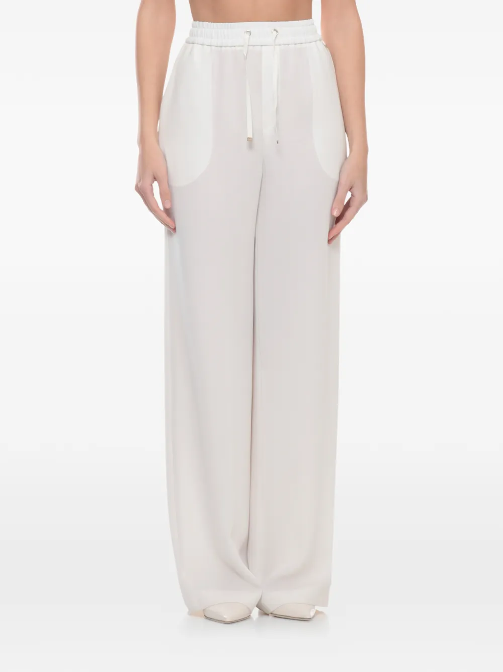 Herno 드로스트링 팔라초 팬츠 | 와이드 팬츠