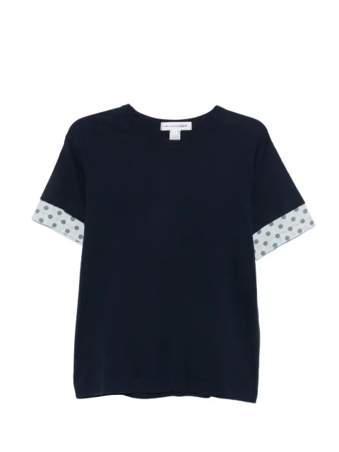 Comme Des Garçons Pre-Owned 2000s polka dot sleeve T-shirt